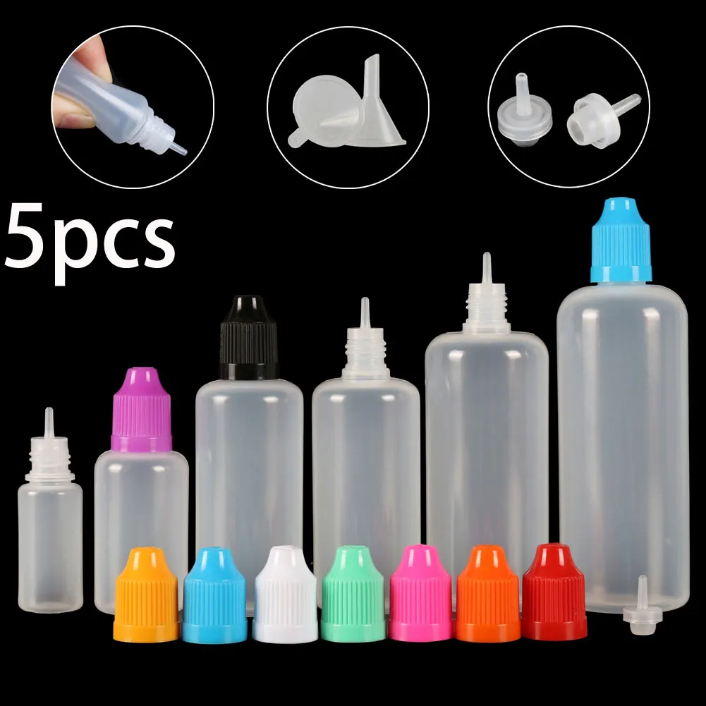 Juice Bottle Dropper - 5 шт. X 5 мл-120 мл
