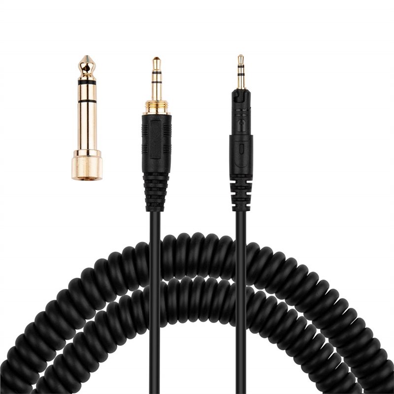 Audio Technica Headphone Ath-M50X - Кабель AB33-ATH-M50x, сменный спиральный AUX-кабель для