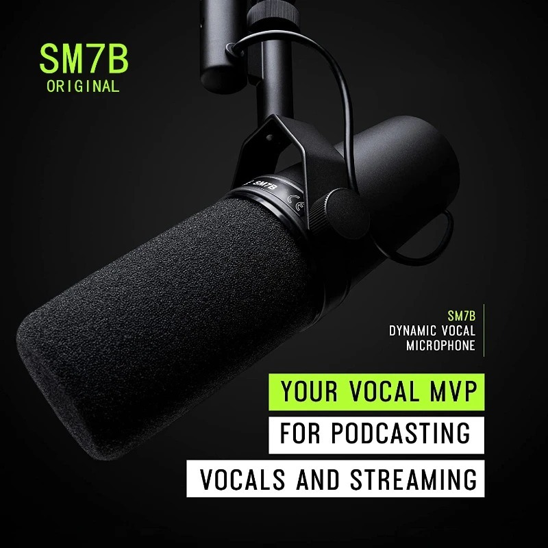 Микрофон Shure SM7B, динамичес – обзор и цена Shure Mic Sm7B