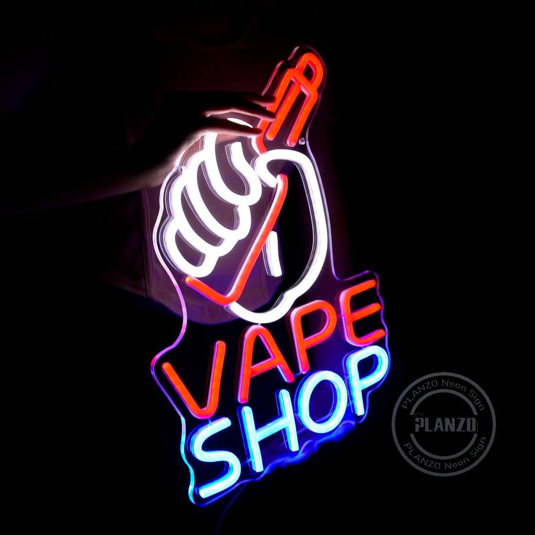 Неоновая вывеска для магазина  – обзор и цена Vape Decoration