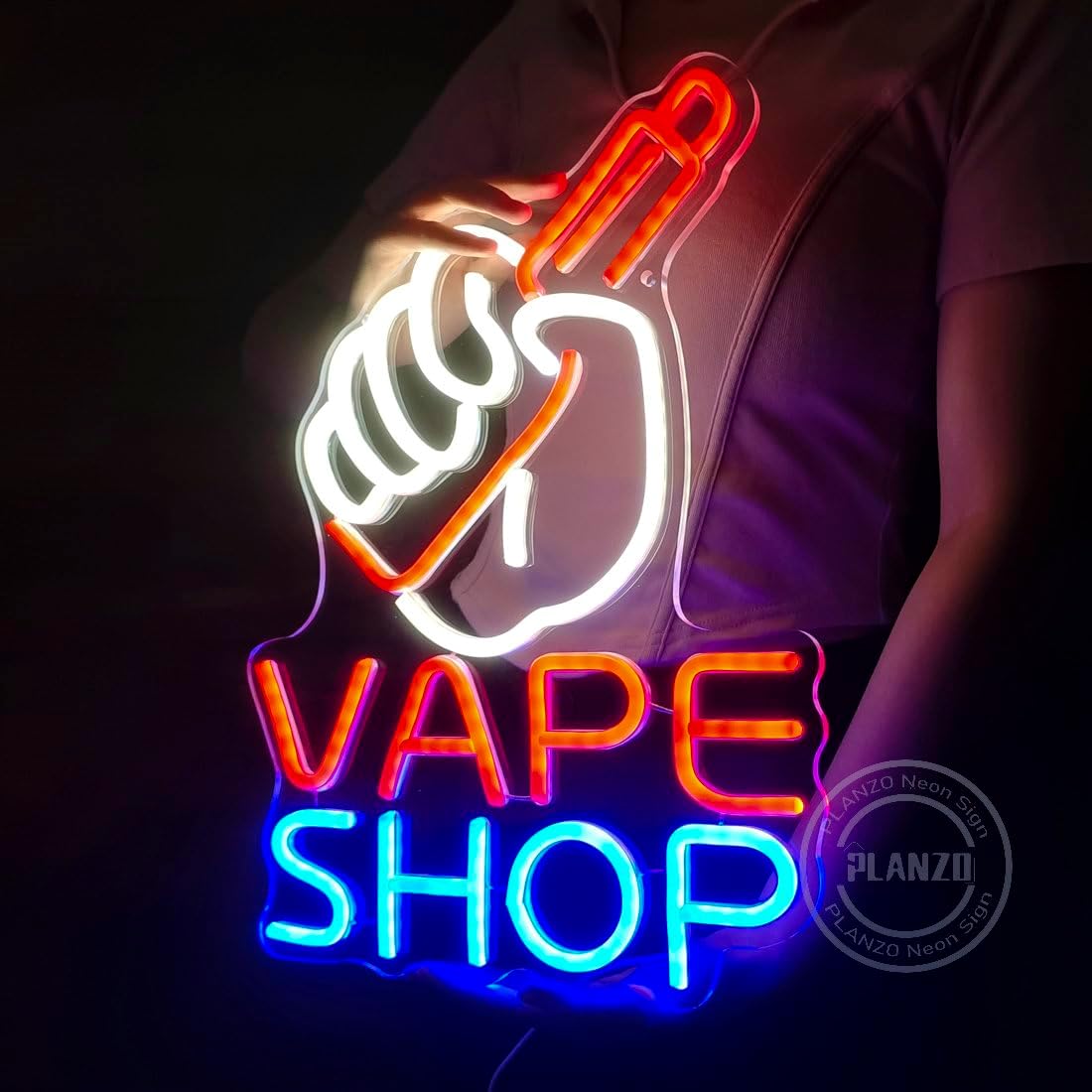 Неоновая вывеска для магазина  – обзор и цена Vape Decoration
